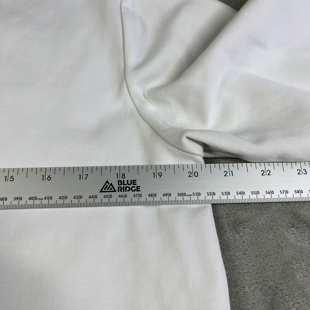 Athleta Gallery Top 2.0 Women's Medium White Long Sleeve Tunic High-Low Hem - Picture 7 of 9